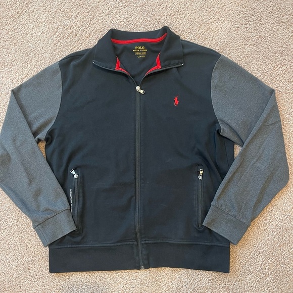 POLO RALPH LAUREN Performance Full Zip Warm Up Jacket - Picture 1 of 10